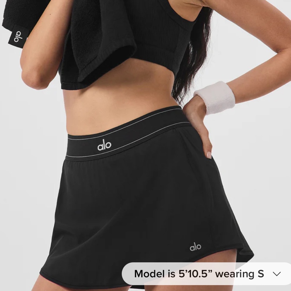 Alo Match Point Tennis Skirt